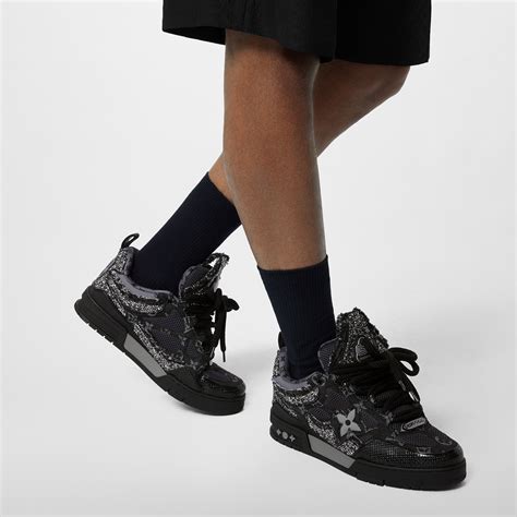 louis vuitton skate sneaker black|louis vuitton skateboard sneakers.